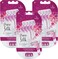 Pure Silk Contour 3 Premium Disposable Razor, 4 Count