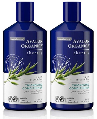 Avalon Organics - Complex Thickening Conditioner, Biotin B, 14 Oz (Pack of 2)