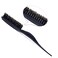 YANTAISIYU Hair Comb, 1 Pc Teasing Brush Hair Teasing Comb for Back Combing Lifting and Styling Thin Hair to Create Volume - Black (22.2(L)*1.5(W)cm, Nylon + Plastic Handle, Quantity:1 Piece)