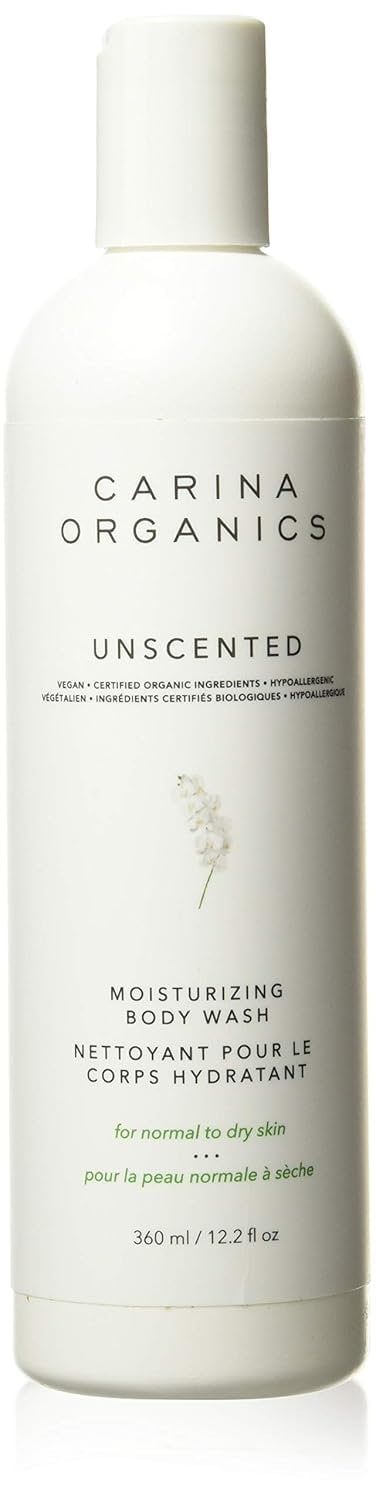 Carina Organics Unscented Body Wash, 360 Milliliters