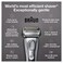 Braun Electric Razor for Men, Waterproof Foil Shaver, Series 9 9390cc, Wet &amp; Dry Shave, with Pop-Up Beard Trimmer for Grooming, Cleaning &amp; Charging SmartCare Center and Leather Travel Case, Silver