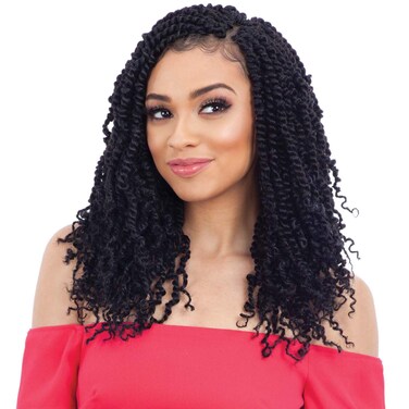 MULTI PACK DEALS! FreeTress Crochet Braids 2X spring Twist 12" (5-PACK, TGREY)