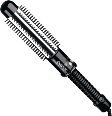Conair Instant Heat Curling Iron Brush, 1 1/4-Inch Barrel - For Use On Short to Medium Length Hair