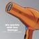 INFINITIPRO by CONAIR Hair Dryer with Diffuser   Salon Performance AC Motor Blow Dryer   Includes Diffuser, Concentrator and Bonus Blow-Out Brush   Orange   Packaging May Vary