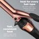 CONAIR INFINITIPRO Rose Gold Titanium 1-Inch Curling Iron, 1-inch barrel produces classic curls &ndash; for use on short, medium, and long hair