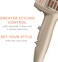 INFINITIPRO BY CONAIR 4-in-1 Frizz Free Styling Hair Dryer, 1875W Hair Dryer and 4 Attachments