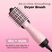 INFINITIPRO BY CONAIR The Knot Dr. All-in-One Travel Friendly Oval Dryer Brush, Hair Dryer &amp; Volumizer, Hot Air Brush