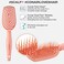 Conair Scalp Care Detangling hairbrush - Curly Hair Brush - Scalp Massager - hairbrushes for women &amp; men - detangler for all lengths - can use wet or dry - Standard