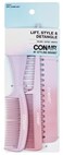 Conair Lift, Style &amp; Detangle, Pink &amp; Puarple, Comb Set - 3 Count