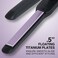 Remington 1/2" Flat Iron, Hair Straightener with Anti-Static Technology, 15-Second Heat Up &amp; 60 Minute Auto Shut Off, 30% Longer Ceramic Floating Plates, Titanium + Ceramic Coating