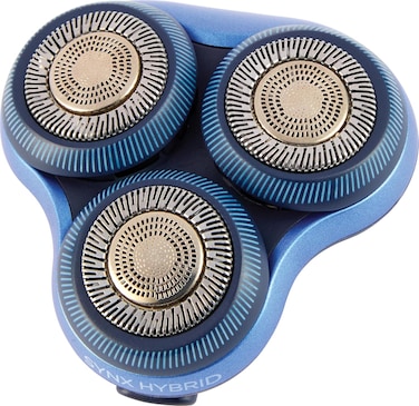 Remington Rotary Shaver Replacement Head Compatible with Remington Limitless X7 Shaver, Titanium Twin Track Blades