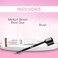 Ardell Brow Glue in Medium Brown with Dual Sided Styling Brush - Instant Lamination Lift for Natural, Defined Brows, All day Extreme Hold Eyebrow Gel, 0.35 oz