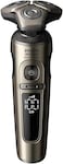 Philips Norelco S9000 Prestige Electric Shaver w/Qi Wireless Charging &amp; Quick Clean Pod for Dry/Wet Use, SenseIQ Tech, Efficient, Fast Charge, One-Touch Open, Premium Case - Champagne Gold