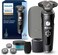 Philips Norelco Shaver Series 9000 Prestige, Wet and Dry Electric Shaver, Lift &amp; Cut Shaving System, SenseIQ Technology, Precision Trimmer, Cleaning Pod, Premium Pouch, Black Matte, Model SP9840/90