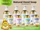 Brittanie's Thyme Basics Natural Olive Oil Hand Soap, Lemongrass Tea Tree - 12 fl oz, Pack of 3 - Cruelty Free, Vegan, No Synthetic Additives, No Sulfates, Paraben Free, Phthalate Free