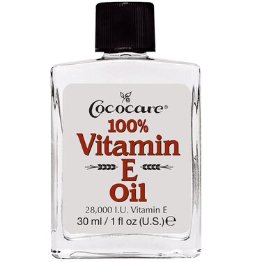 COCOCARE 100% Vitamin E Oil - Maximum Moisture for Dry Skin - 28000 I.U Wrinkle Reduction - 1 Fl Oz - 4 Pack