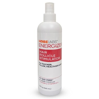 Hobe Labs Energizer Hair Follicle Stimulator with Jojoba and Vitamin B-5 for Thicker, Fuller Hair, 12 oz