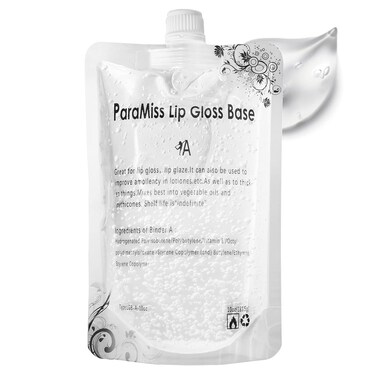 Lip Gloss Base 10 Ounce (350 ML) Clear Lip Gloss Non-Stick Moisturizing Versagel lip gloss base DIY Handmade Lip Gloss Lip Balms Lip Plumper Making Organic Lip Gloss Supplies (A)