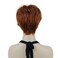 Lydell 6" Short Straight Layered Shaggy Full Synthetic Wig Classic Cap (130 Copper Red)