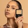 Black Radiance Pressed Powder, Buildable &amp; Blendable Matte Finish Shine Control Compact with Mirror &amp; Applicator, Cruelty-Free &amp; Vegan - French Toast
