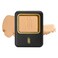 Black Radiance Pressed Powder, Buildable &amp; Blendable Matte Finish Shine Control Compact with Mirror &amp; Applicator, Cruelty-Free &amp; Vegan - French Toast