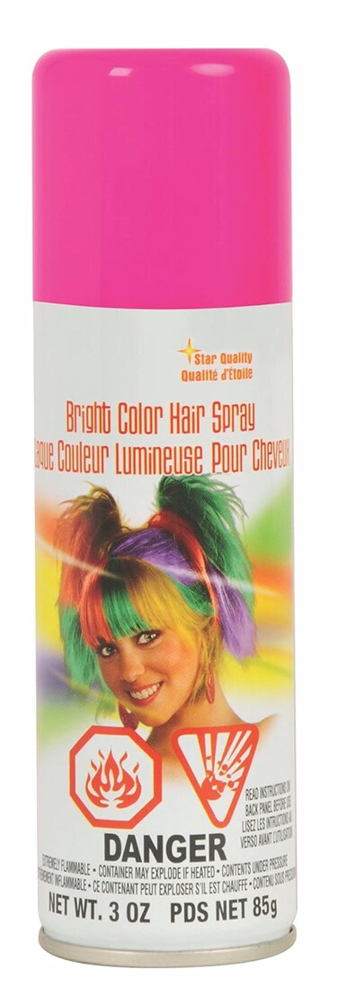 Rubie's Bright Color Hairspray, Pink