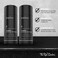 The Rich Barber N&rsquo;Hance Hair Building Fibers, 3 Month Supply - Barber Hair Thickening Fibers, 25 grams - Grey Hair Concealer Spray - Sharper Hairlines, Thicker Beard &amp; Fuller Hairstyling (Black)