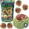 Zombie Brains Bath Bombs- 6-Pack Bath Bombs for Boys- Gifts for Kids- Fun Bath Bomb Set -Lemongrass Scent - Natural, Child-Safe Ingredients - No Choking Hazard Kids, No Dyes-16.8oz