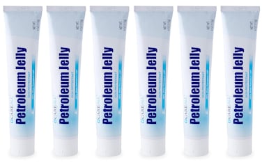 CareALL Petroleum Jelly 4 Oz. Tube (6 Pack), Unscented, 100% Pure White Petrolatum Jelly USP, Moisturizer for Dry Cracked Skin and Lips, Protectant for Minor Cuts, Scrapes, Burns.
