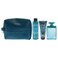 Guess Uomo Acqua for Men - 4 Pc Gift Set 3.4oz EDT Spray, 6oz Deodorizing Body Spray, 3.4oz Shower Gel, Pouch