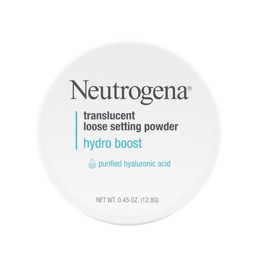 Neutrogena Hydro Boost Translucent Loose Setting Powder, Makeup Setting Powder with Purified Hyaluronic Acid, Translucent Loose Face Setting Powder, .44 oz