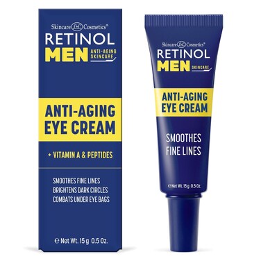 Retinol Men&rsquo;s Eye Cream &ndash; The Original Retinol Eye Treatment For Men &ndash; Targets Under-Eye Area to Reduce Puffiness &amp; Dark Circles, Boost Hydration &amp; Drastically Minimize the Visible Signs Of Aging