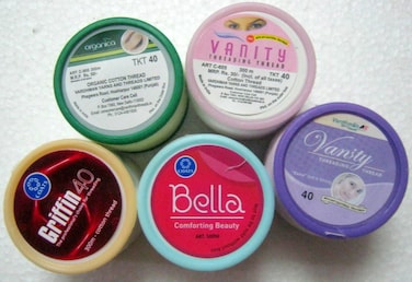 Organica Set Of 5 Spool Vanity, Organica, Griffin, Vanity, Bella Eyebrow Threading Thread