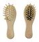 Eco-Friendly 2-Pack Bamboo Hairbrush Set: 100% Natural Bamboo Bristles for All Hair Types - Gentle Scalp Massage, Anti-Static Detangling with Rubber Padded Cushion