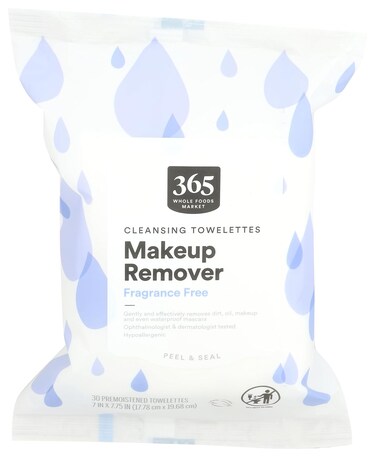 365 by Whole Foods Market, Cleansing Towelettes Makeup Remover, 30 Count