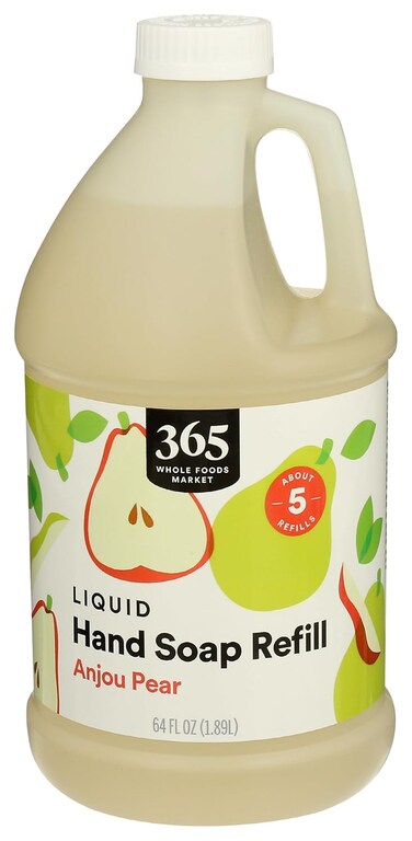 365 by Whole Foods Market, Soap Liquid Hand Refill Anjou Pear, 64 Ounce