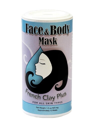 Etc French Clay Natural Face &amp; body Mask for All Skin 1.5 Oz