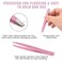 Eyebrow Tweezer Set, 4 Pcs Professional Stainless Steel Tweezers for Women, Precision Tweezer for Facial Hair, Splinter and Ingrown Hair Removal（Rose Gold）