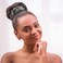 Jenny Capp 2pc Scrunchies for Women - Gray &amp; Pink Scrunchie Value Pack - Soft Hair Scrunchies For Women's Hair