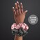 Jenny Capp 2pc Scrunchies for Women - Gray &amp; Pink Scrunchie Value Pack - Soft Hair Scrunchies For Women's Hair