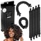 Jenny Capp 6pc Satin Cushion Hair Rollers 1" Thick - Super Soft Accessories for Women, Promote Healthy Curls &amp; Prevent Breakage for Natural Hair