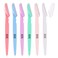 Expressions 6pc Face &amp; Body Razors - 6-Pack Premium Professional Disposable Razors for Smooth, Flawless Skin Dermaplaning Tool, Face &amp; Eyebrow Razor