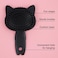 Forever 21 Hairbrush - 1pc Cute Animal Character Hairbrush, Comfort &amp; Control Cushion Hair Brush w/Gentle Bristles, Cushion Base, and Animal Ears (BLACK CAT)