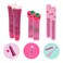EXPRESSIONS 6pc Lip Set - Strawberry Flavored Lip Gloss &amp; Balm Kit, Fruity Flavored Lip Gloss For Girls   Safe and Non-Toxic Lip Gloss Gift Set For Girls