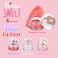 EXPRESSIONS Girl 4pc Lip Gloss with Confetti Top &ndash; Berry Sweet Fruity Flavored Lip Gloss For Girls, Safe and Non-Toxic Confetti Lip Gloss Gift Set For Girls