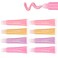 EXPRESSIONS 8pc Lip Gloss Set - Flavored Squeeze Tube Lip Glosses Value Pack, Daisy Lip Gloss in Assorted Fruity Flavors