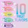 EXPRESSIONS 10pc Candy Lip Gloss Set &ndash; Fruity Flavored Lip Gloss For Girls, 12mL Lip Gloss Tubes w/Precision Applicator, Safe and Non-Toxic Lip Gloss Gift Set For Girls