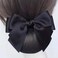 4pcs Women Hair Clips with Bowknot Hair Bun Cover Barrettes Net Snood Hairnet Bow (2pcs Blue+2pcs Black)