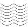 Frcolor Black Hair Hook Ponytail Holder with Hooks Hook Hair Tie Elastic Hair Styling Rubber Bands, Pack of 20