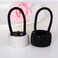 OULII Women Girl Punk Hair Ponytail Cuff Band Wrap Holder Tie Fashion Accessory (Black)